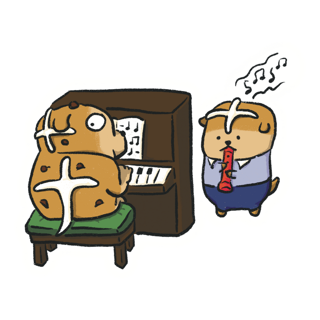 Hot Crossed Buns Dog